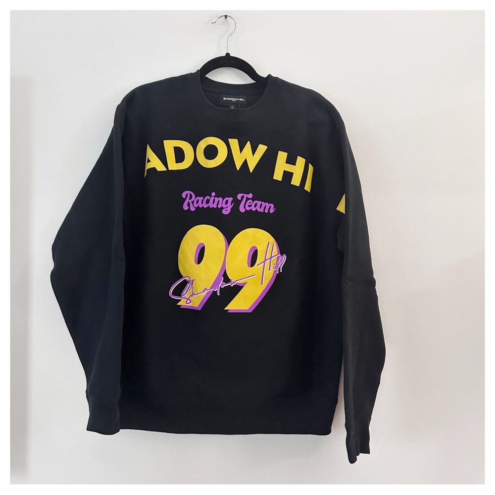 Shadow‎ Hill racing team 99 black sweatshirt size large